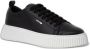 Antony Morato Zwarte Leren Sneakers Vetersluiting Stijl Black Heren - Thumbnail 5