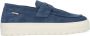 Antony Morato Blauwe Leren Mocassins Lente Zomer Heren Blue Heren - Thumbnail 1