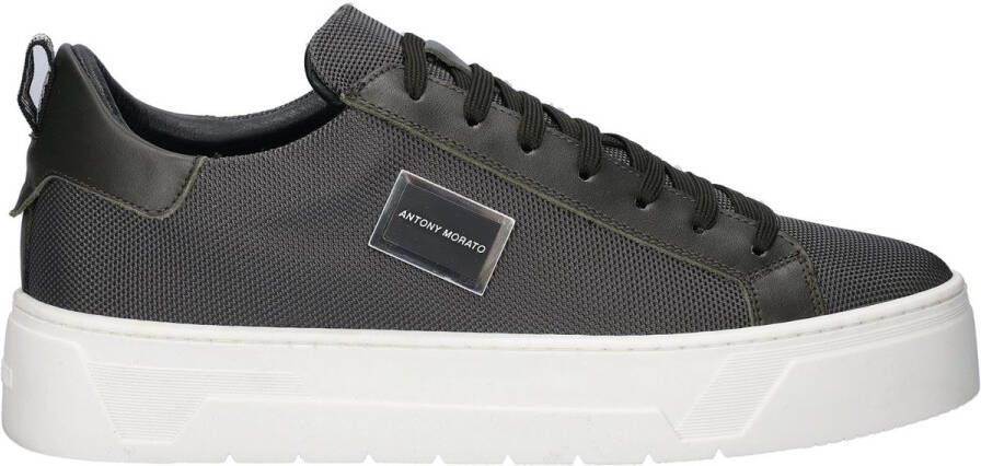 Antony Morato Metal Bold heren sneaker Kaki