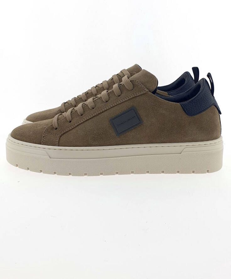 Antony Morato Metal Henley sneaker lever taupe 40