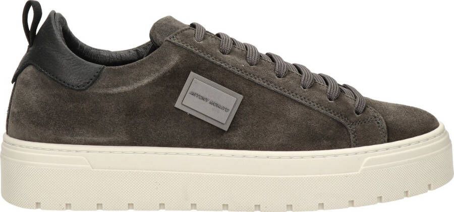 Antony Morato Leren sneakers met labelapplicatie model 'METAL HENLEY' - Foto 5