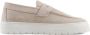 Antony Morato Witte Leren Slip-On Mocassin Rubberen Zool White Heren - Thumbnail 2
