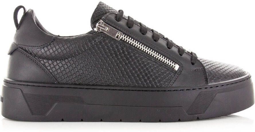 Antony Morato Zipper sneakers zwart Leer Heren