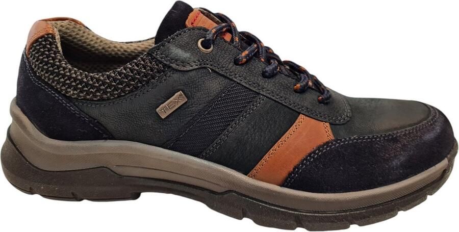 ANWR 1119260 Ocean Cognac * Heren Sneakers Blauw