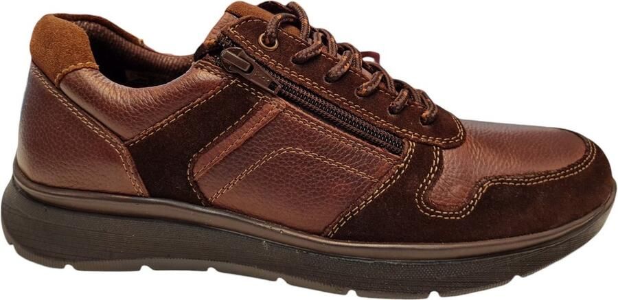 ANWR 1135642 Brown * Heren Sneakers Bruin