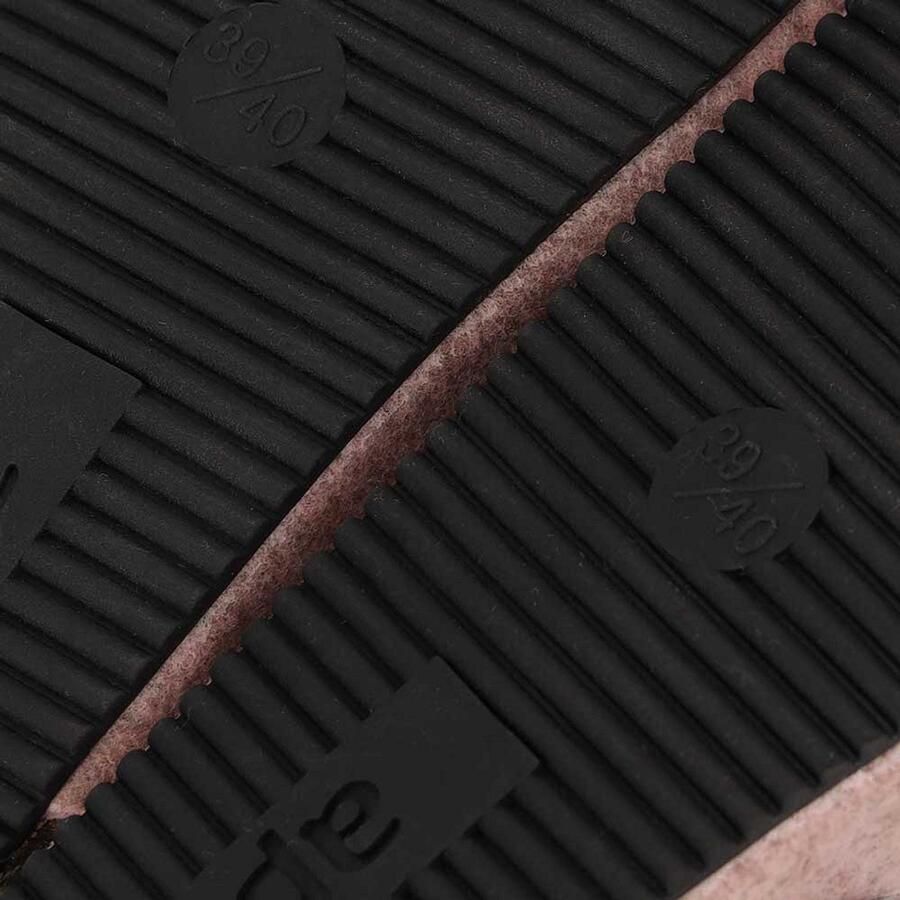 Apollo Dames instap huispantoffels Vilt Roze Sloffen dames instap pantoffels dames