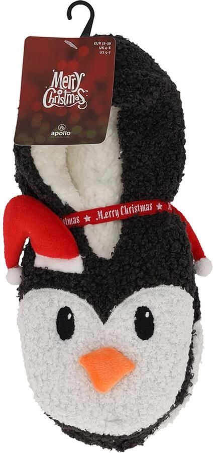 Apollo Kerstpantoffels Voor Dames Zachte Ballerinasloffen Antislip Set van 3 en