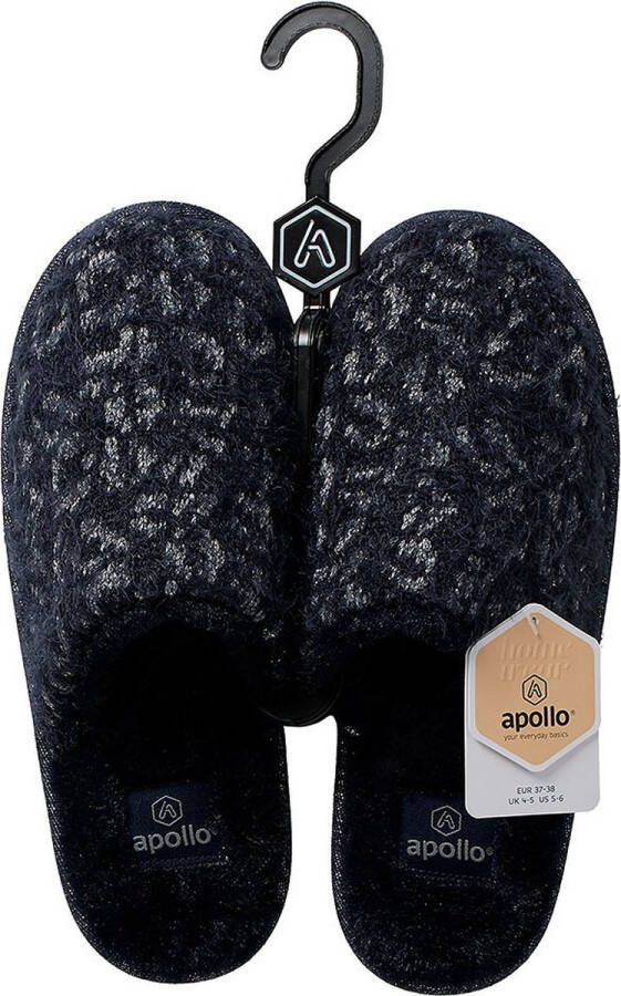 Apollo Pantoffels dames | Blauw | Gebreide Pantoffels | 38 | Sloffen | Pantoffels | Pantoffels dames | Sloffen dames | Pantoffels dames - Foto 2