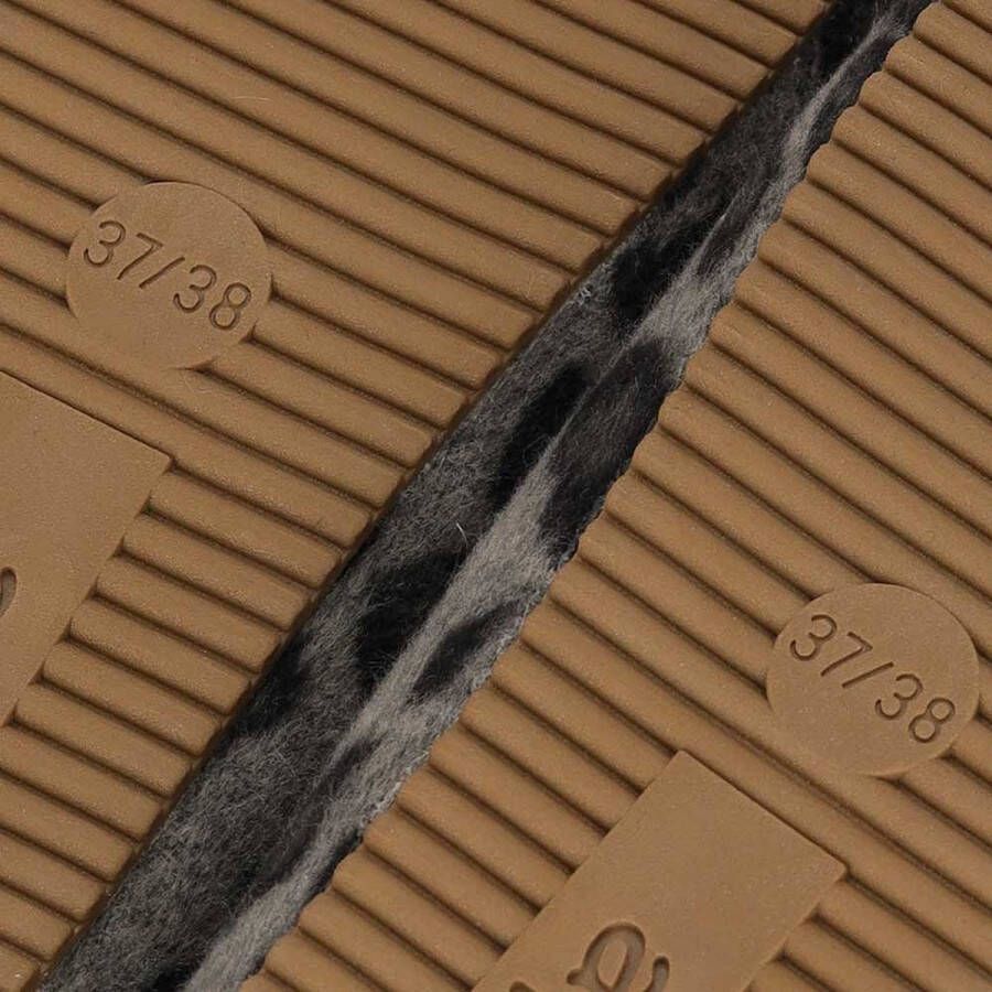 Apollo Pantoffels dames vilt | Multi Grijs | Stevige zool | 40 | Sloffen | Pantoffels | Pantoffels dames | Sloffen dames | Pantoffels dames