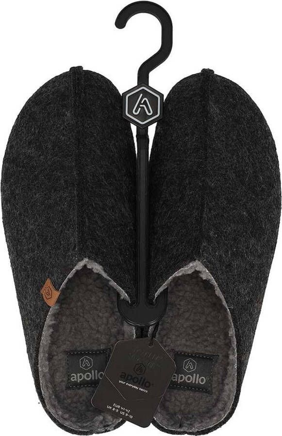 Apollo Pantoffels heren | Antractiet | Stevige zool | 42 | Sloffen | Pantoffels | Pantoffels heren | Sloffen heren | Pantoffels heren - Foto 3