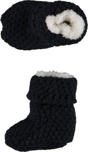 Apollo | Baby Sloffen | Giftbox | Navy | 0 6 Maanden | Pantoffels baby | Baby sloffen 0 6 Maanden | Baby cadeau