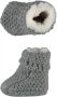 Apollo Baby Slofjes Knit Grijs Giftbox New Born - Thumbnail 1