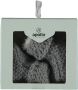 Apollo Baby Slofjes Knit Grijs Giftbox New Born - Thumbnail 2