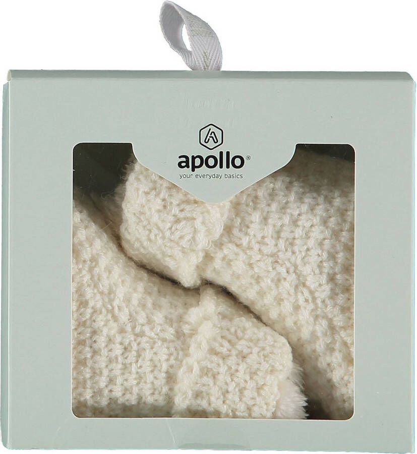 Apollo Baby Slofjes Knit Off White Giftbox - Foto 1