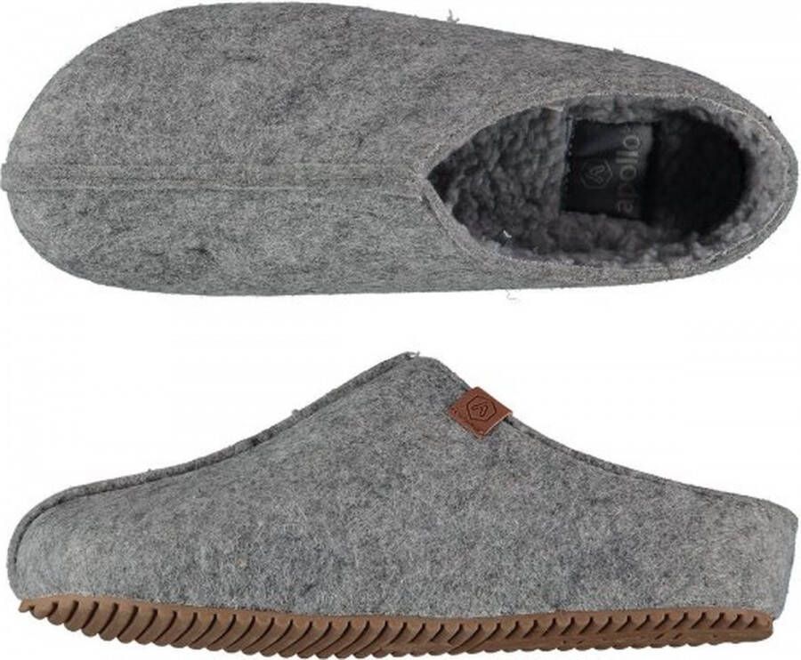 Apollo Dames Home Slipper Pantoffel Sloffen Antraciet