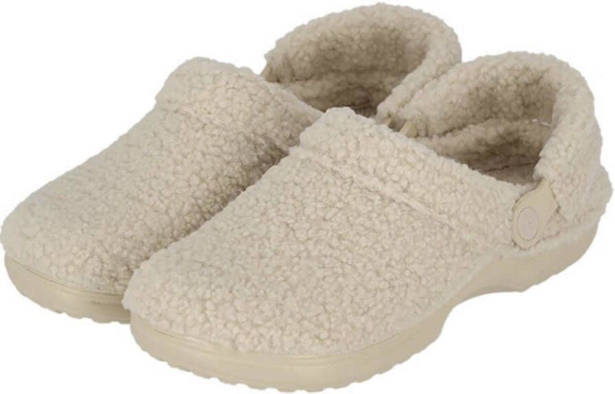 Apollo Dames Huisschoenen Sand Teddy