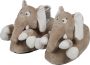 Apollo Dierensloffen Olifant Beige Kindersloffen pantoffels kinderen - Thumbnail 1