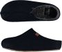 Apollo instappers slippers pantoffels blauw polyester rubber zool sloffen vaderdag - Thumbnail 1