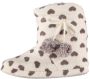 Merkloos Sans marque Hoge Sloffen Dames creme - Thumbnail 1