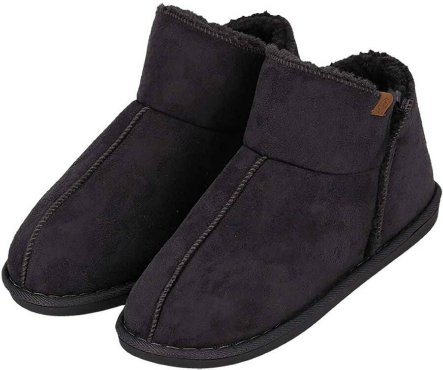 Apollo Home Boots Dames Suede Sloffen dames Pantoffels dames pantoffels sloffen dames harde zool