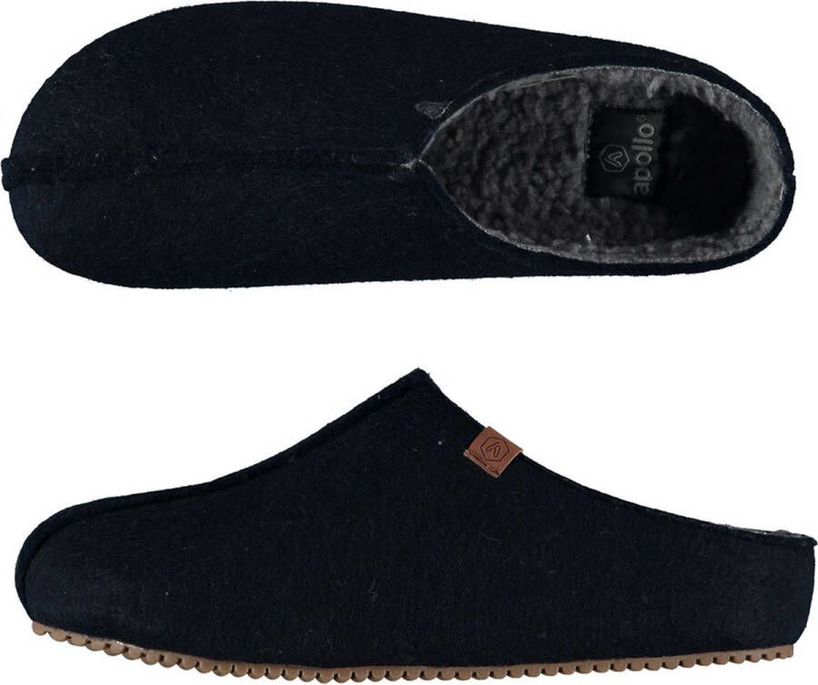 Apollo Home Slipper Pantoffel Sloffen & Denim Blauw