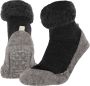 Heat Essentials Wollen Pantoffel Sokken Unisex Antraciet 45 46 Cosyshoe Antislip Sokken Pantoffels Heren Sloffen Heren Huissokken - Thumbnail 1