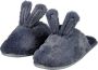 Apollo Pantoffels dames | Donker Grijs | Bunny | 38 | Sloffen | Pantoffels | Pantoffels dames | Sloffen dames | Pantoffels dames - Thumbnail 2