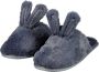 Apollo Pantoffels dames | Donker Grijs | Bunny | 40 | Sloffen | Pantoffels | Pantoffels dames | Sloffen dames | Pantoffels dames - Thumbnail 2