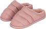 Apollo Instap Pantoffels Dames Gewatteerd Roze Pantoffels dames - Thumbnail 1