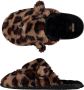 Apollo Instap pantoffels dames | Multi Bruin | Dierenprint | 40 | Sloffen | Pantoffels | Pantoffels dames | Sloffen dames | Pantoffels dames - Thumbnail 1