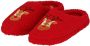 Apollo Kerst sloffen dames- Rood kerst pantoffels rendier sloffen pantoffels kerst - Thumbnail 2