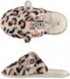 Apollo Instap sloffen pantoffels luipaard print kinderen meisjes slippers - Thumbnail 3