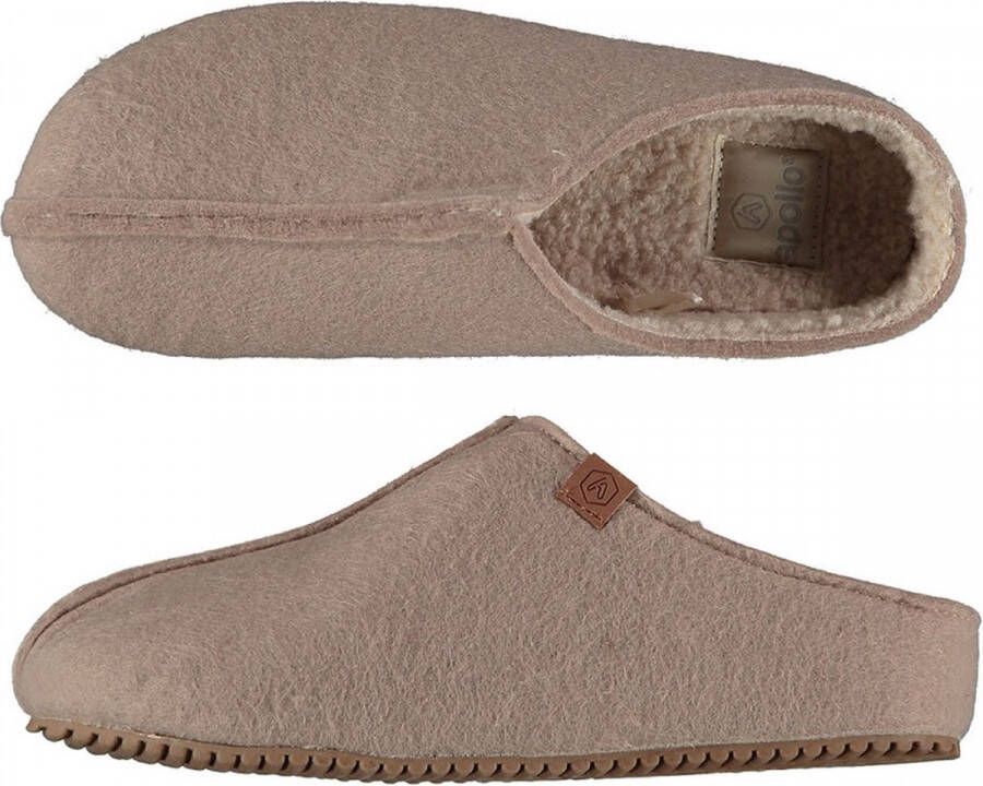 Apollo Pantoffels dames | Beige | Stevige zool | 40 | Sloffen | Pantoffels | Pantoffels dames | Sloffen dames | Pantoffels dames