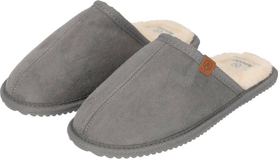 Apollo Pantoffels dames Grijs Zachte binnenvacht Sloffen dames Pantoffels dames 38 Pantoffels dames Sloffen Pantoffels