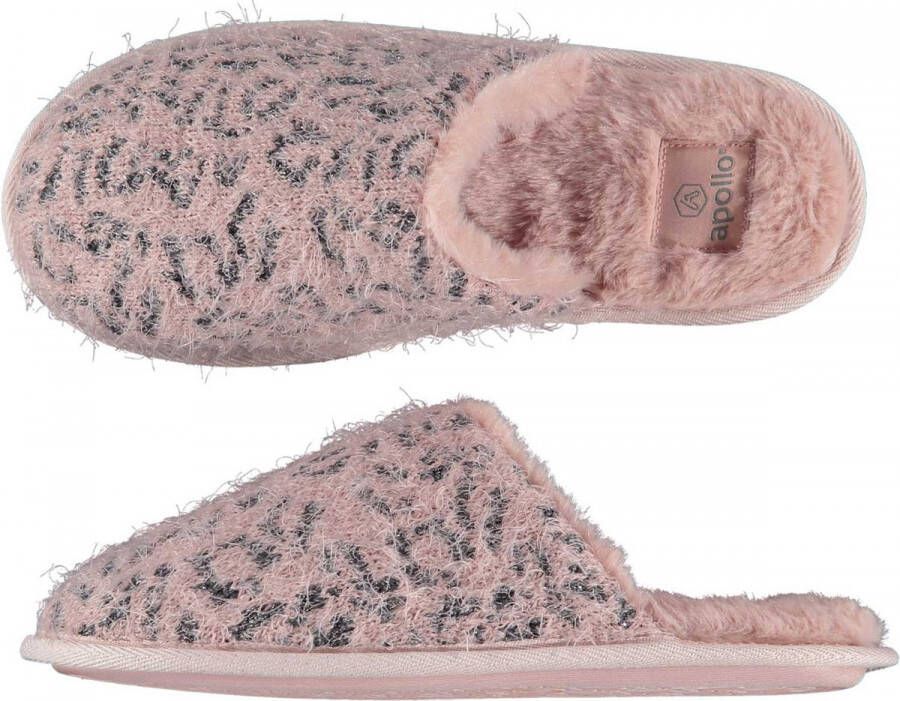 Apollo Pantoffels dames | Roze | Gebreide Pantoffels | 40 | Sloffen | Pantoffels | Pantoffels dames | Sloffen dames | Pantoffels dames