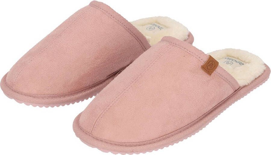 Apollo Pantoffels dames Roze Zachte binnenvacht Sloffen dames Pantoffels dames 38 Pantoffels dames Sloffen Pantoffels