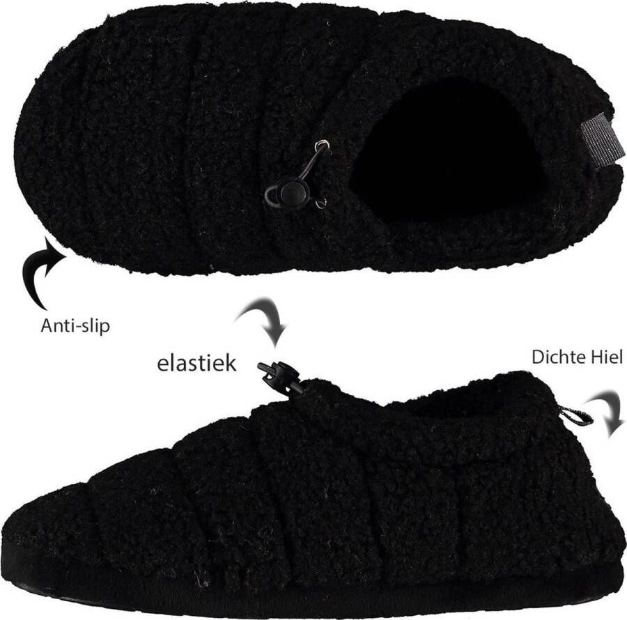 Apollo Pantoffels dames Laag Elastische Sluiting Donkerblauw