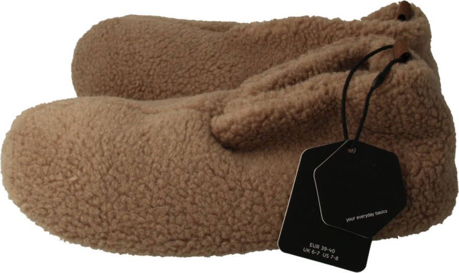 Apollo Slof pantoffel dames teddy beige 39 40 1 Paar