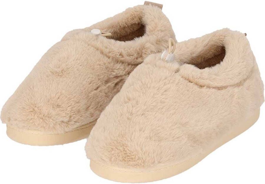 Apollo Sloffen dames- Beige Mules Sloffen Pantoffels dames- Pantoffels dames