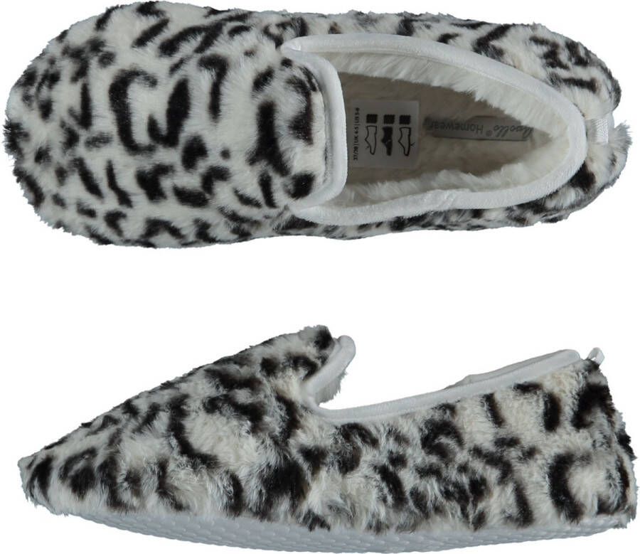 Apollo Sloffen dames Licht Beige Mules Dierenprint Pantoffels dames Pantoffels dames