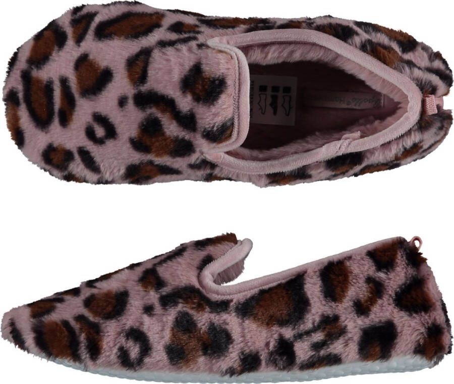 Apollo Sloffen dames Roze Mules Dierenprint Pantoffels dames Sloffen dames Pantoffels dames