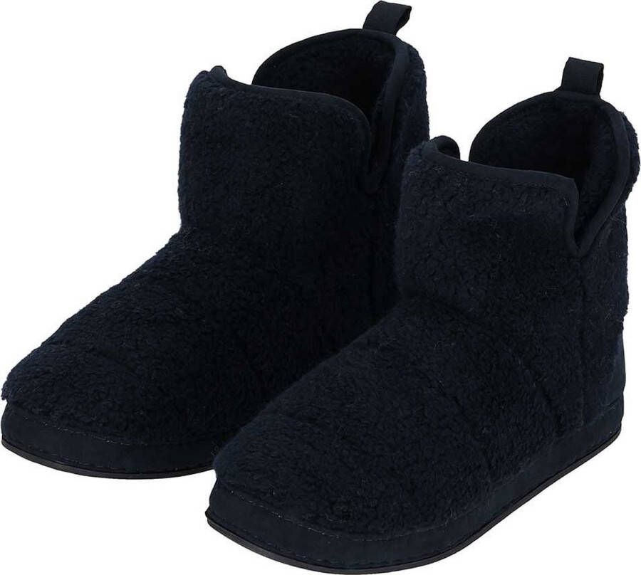 Apollo Sloffen heren | Navy Blauw | Teddy Wol | 44 | Sloffen | Pantoffels | Pantoffels heren | Sloffen heren | Pantoffels