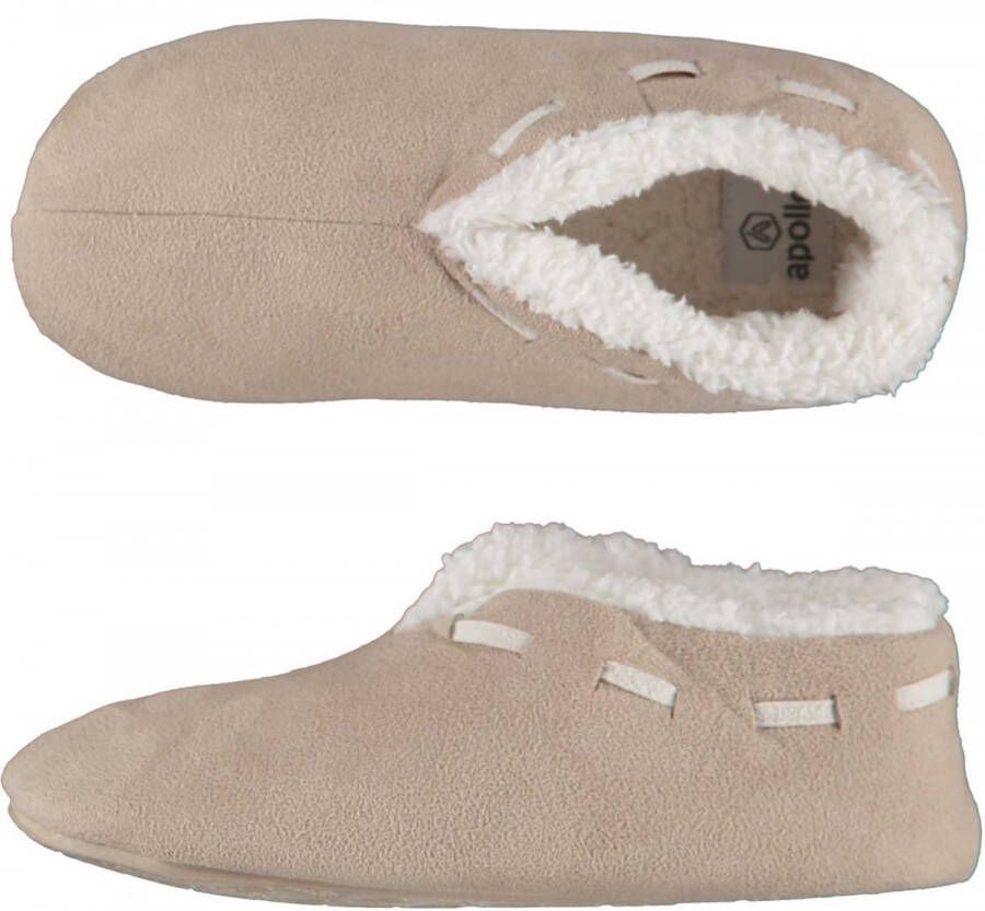 Apollo Spaanse sloffen dames | Beige | 38 | Sloffen dames | Pantoffels dames | Spaanse sloffen | Spaanse sloffen