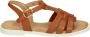 Apple of Eden AYLA~10~~~~~~~~~~~~~~~~~~~~~~~ Platte sandalenDames Sandalen Cognac - Thumbnail 1
