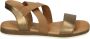 Apple of Eden IRIS 55 Volwassenen Platte sandalenDames Sandalen Metallics - Thumbnail 1