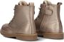 Apples & Pears B0010526 Veterboots Laarzen Met Veters Meisjes Goud - Thumbnail 2