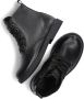 Apples & Pears B0010526 Veterboots Laarzen Met Veters Meisjes Zwart - Thumbnail 2