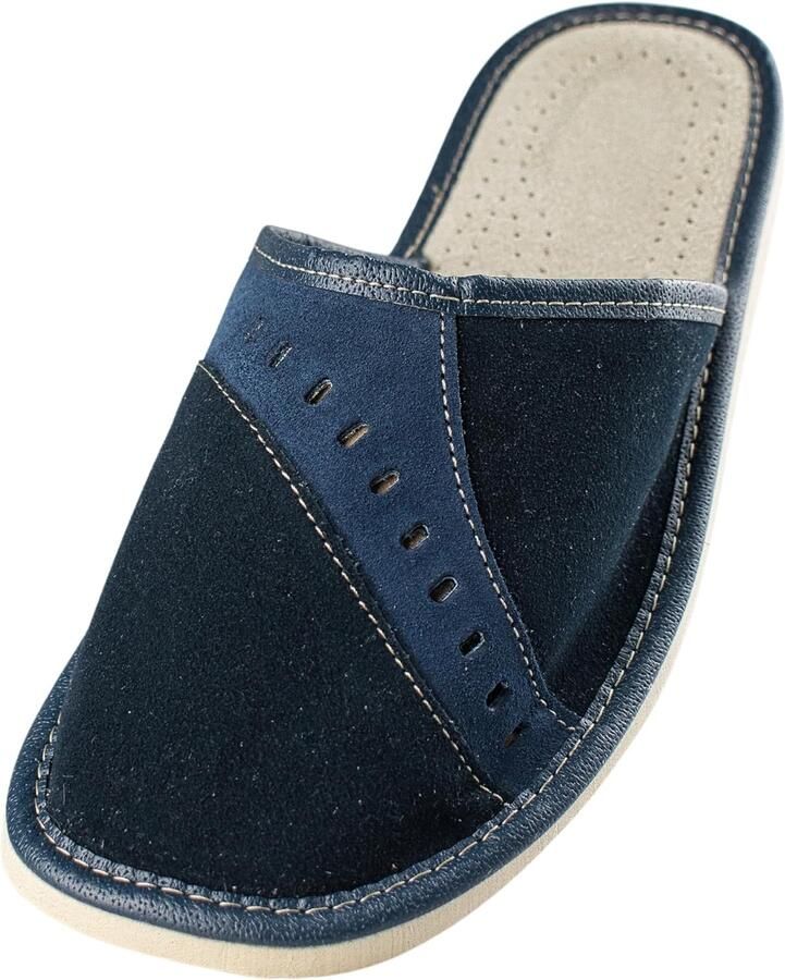 APREGGIO Heren Leren Pantoffels Comfortabel & Stijlvol