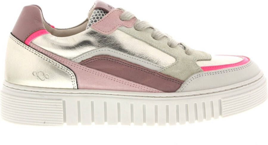 Aqa A8522-A13D84 dames sneakers metallic