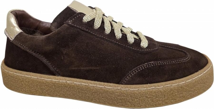 Aqa A8988 26933-2 Sneakers Bruin Suede Dames Bruin - Foto 2
